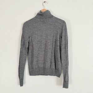 GAP Merino Wool Turtleneck Grey